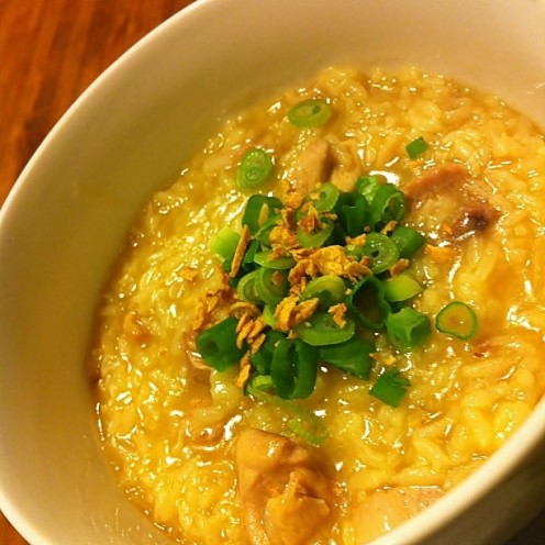 Rice Congee, Porridge or Lugaw in Tagalog