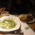 Caesar salad and roasted chicken