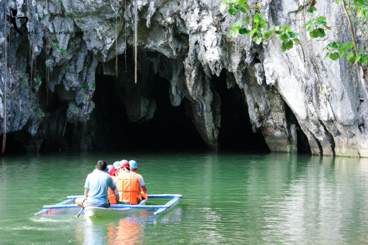 Boat Ride Through the Subterranean Underground River