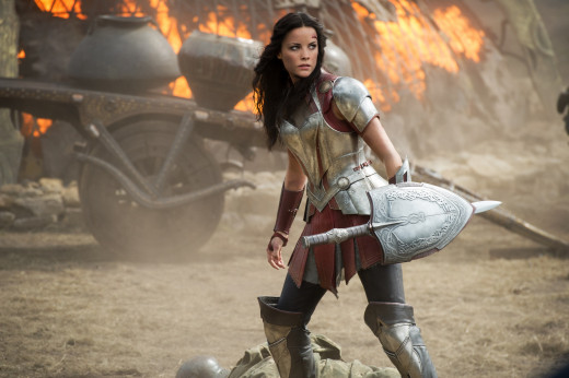 Jaimie Alexander as Lady Sif in Thor: The Dark World