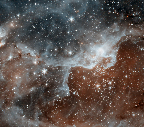 Spitzer image of a star forming region