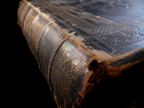 Old Book Bible Religion Ornament Dust Dusty