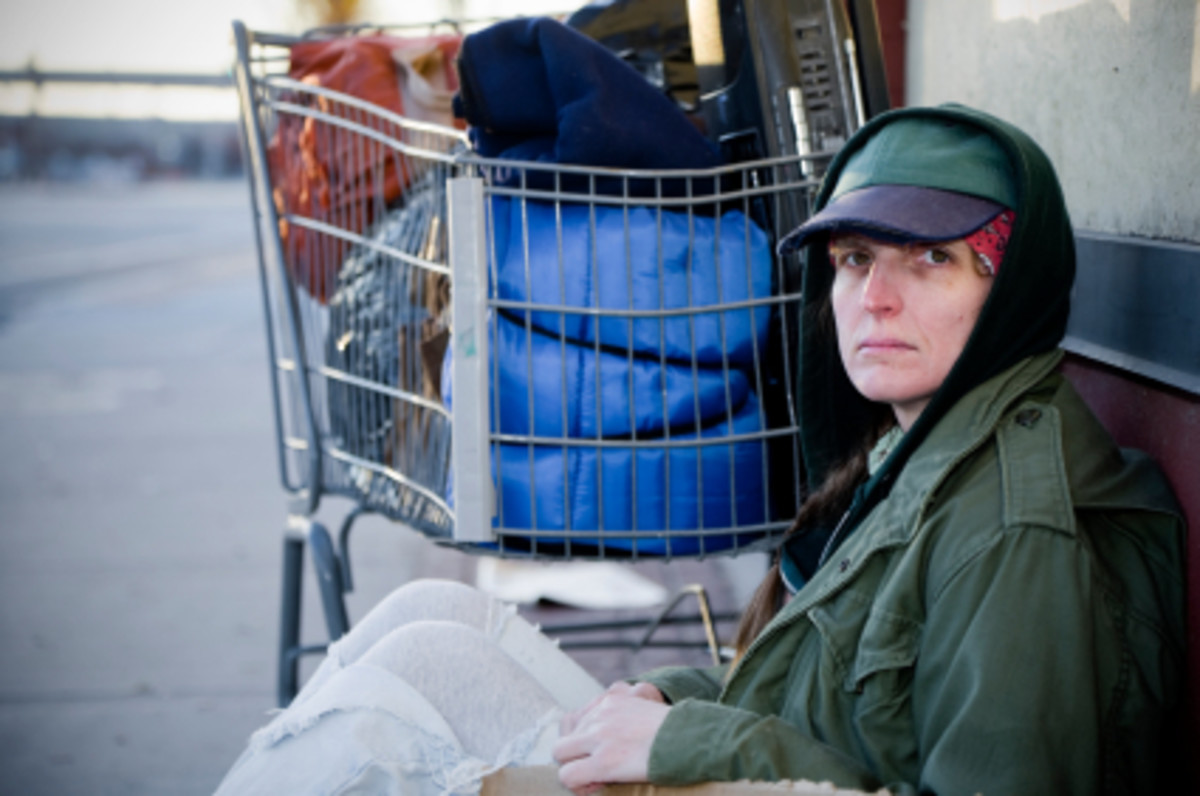 Our veterans come back from war to be jobless and homeless.