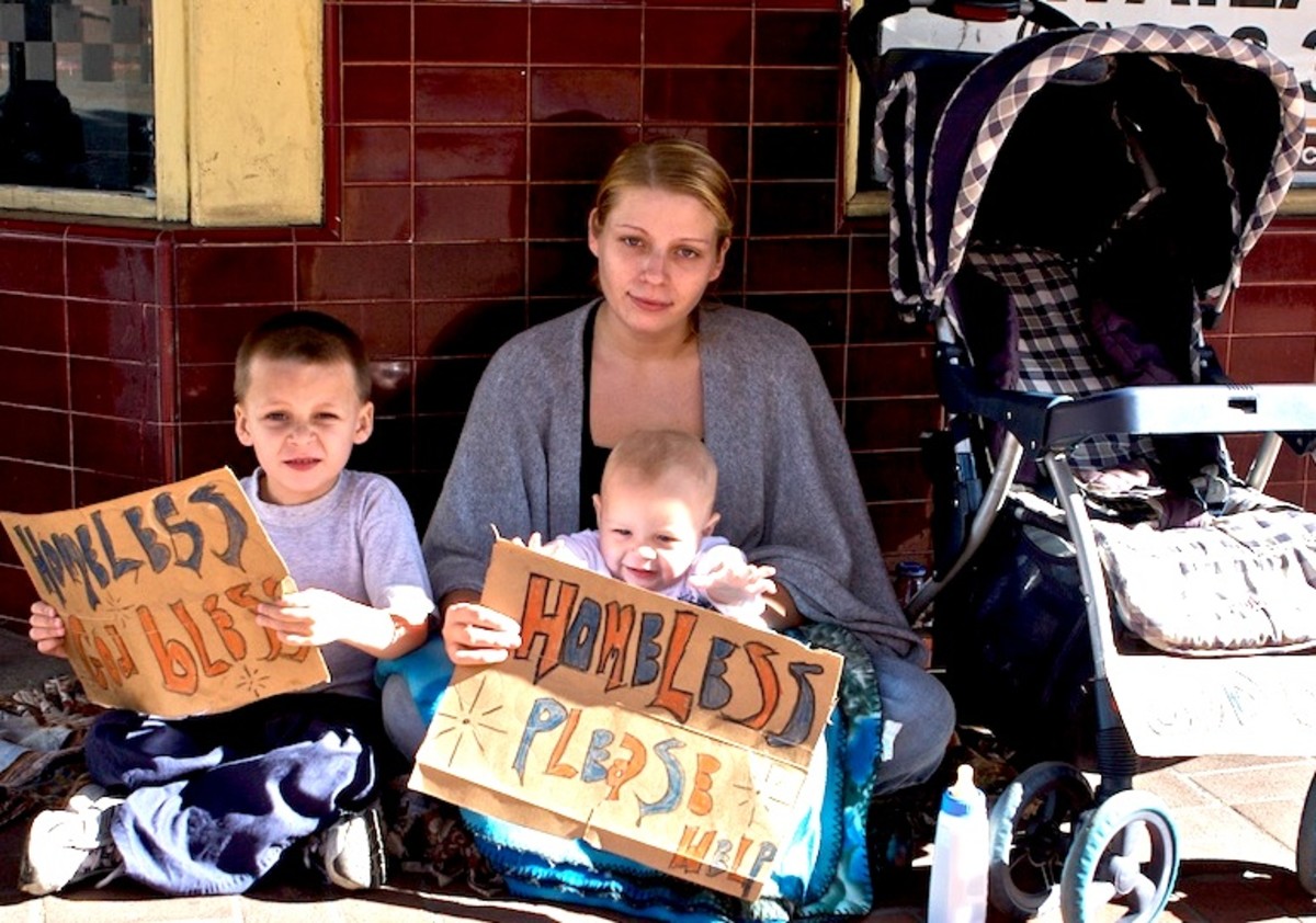 Will this woman be arrested, jailed, and her children put in foster care?