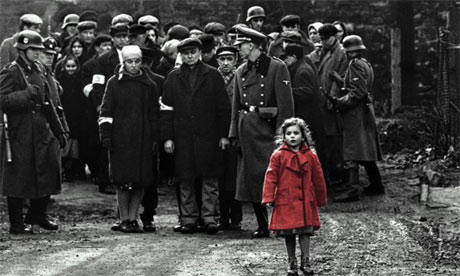 The little girl in red is one of the most memorable entities in the movie. 