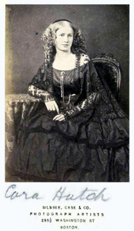 Cora posing in her late teens
