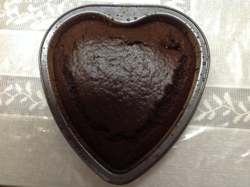 My Cake in my New Pan!