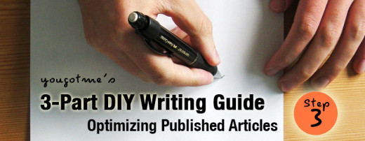 Do-It-Your-Own Writing Guide - Optimizing Published Articles