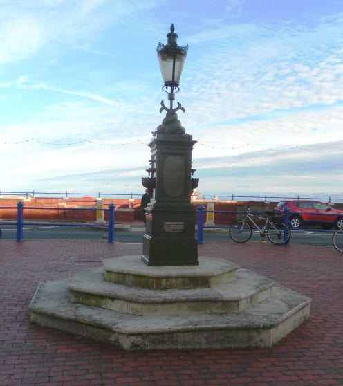 Drinking Fountain at Seahorses Square, Eastbourne, East Sussex, England