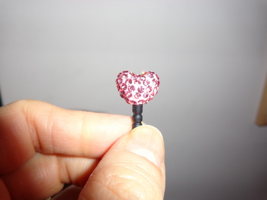 Pink Heart Jewelry Charm