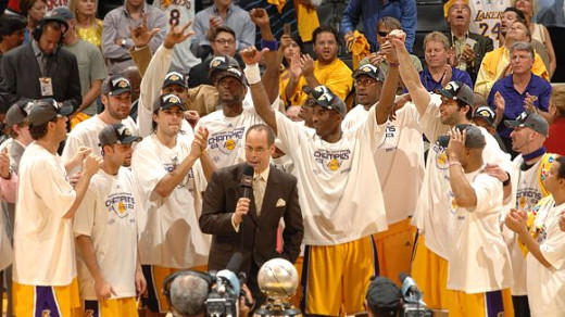 The Lakers have won 16 NBA Championships