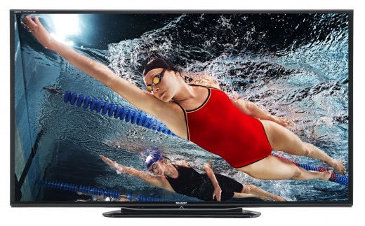 Sharp LC-60LE757U 60-Inch Aquos Quattron 1080p 240Hz Smart LED 3D HDTV