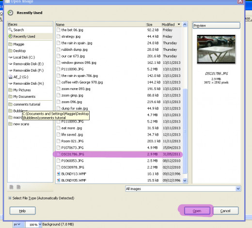 second drop down menu