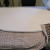 We left our fabric as one large piece and tufted through the fabric and foam together. We left our fabric as one large piece and tufted through the fabric and foam together.