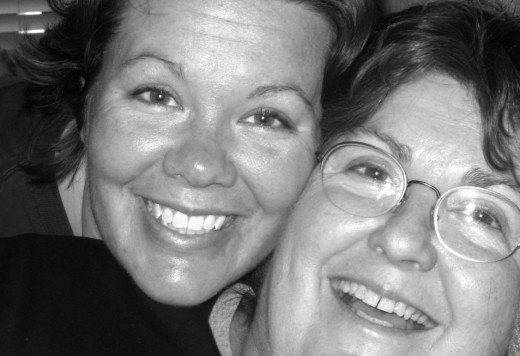 Me and my Mom - Two clumsy peas in a pod!