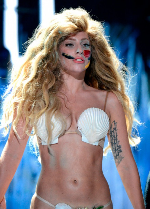 Lady Gaga at the VMA's 2013