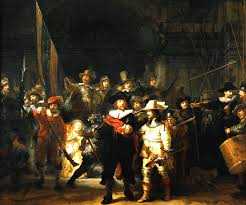 The famous 'De Nachtwacht' of Rembrandt can be seen in 'Het Rijksmuseum' in Amsterdam