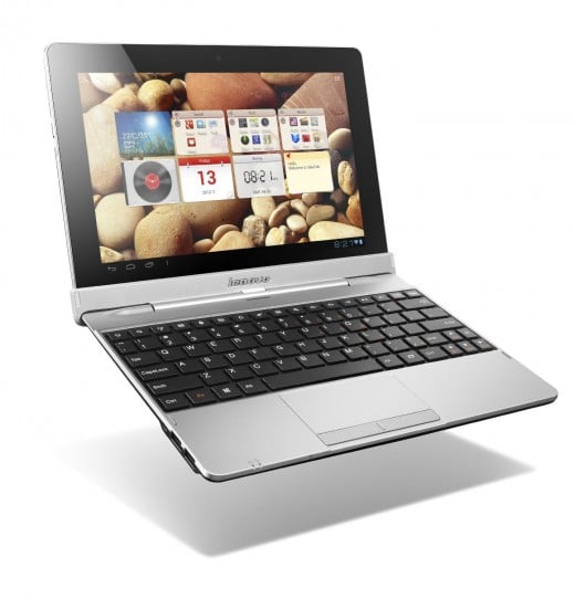 Lenovo Idea S2110 Tablet with Keyboard Attached.