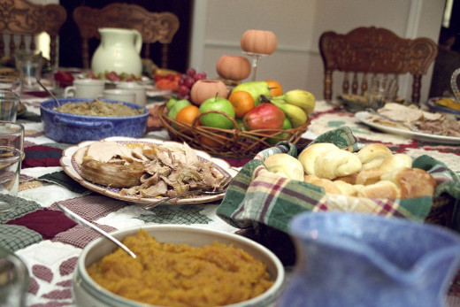 Family meals are featured regularly on Duck Dynasty.