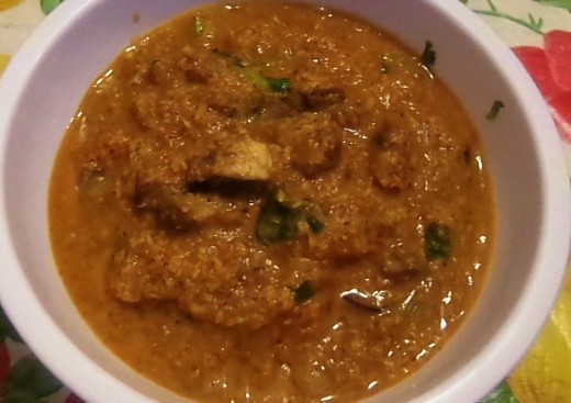 Spicy Chettinadu mushroom curry is ready to serve