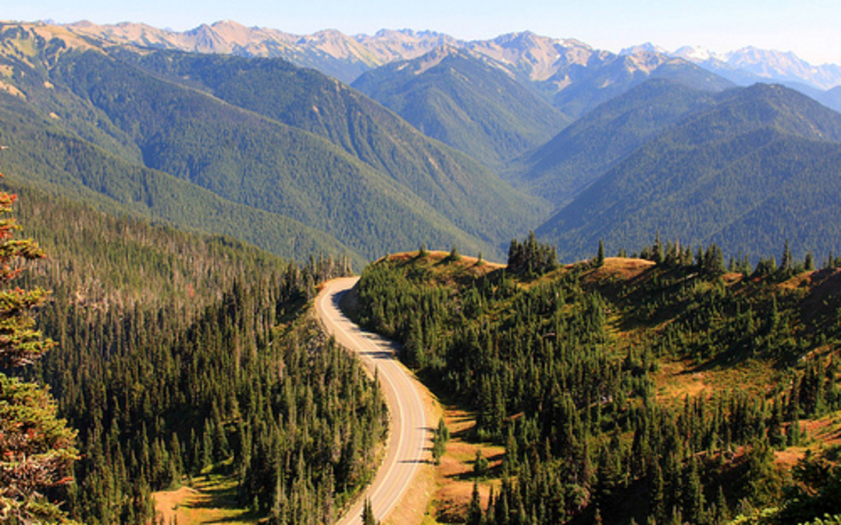Olympic National Park  accessible from Port Angeles, Washington.