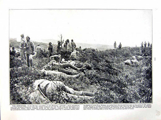 The amount of loss on all sides during the battle numbered in the tens of thousands.