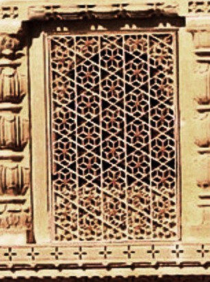 Jali work of Amar Sagar Palace, Jaisalmer, Rajsthan