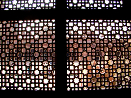 Jali work of Salim Chisti's mausoleum, Fatehpur Sikri 1