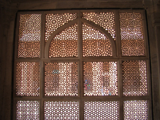 Jali work of Salim Chisti's mausoleum, Fatehpur Sikri 2