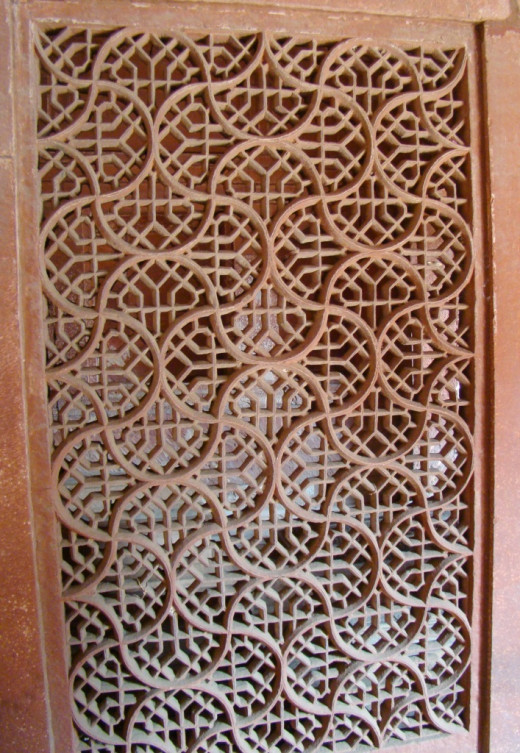 Jali work of Salim Chisti's mausoleum, Fatehpur Sikri 7