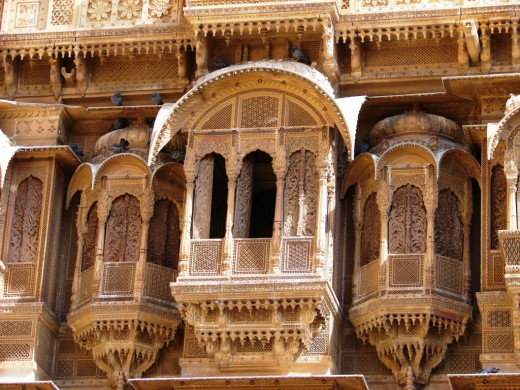 Jali work of Patwan Ki Haveli; Jaisalmer, Rajsthan 