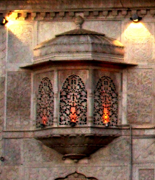 Jali work of Sachkhand Gurdwara; Nanded, Maharashtra