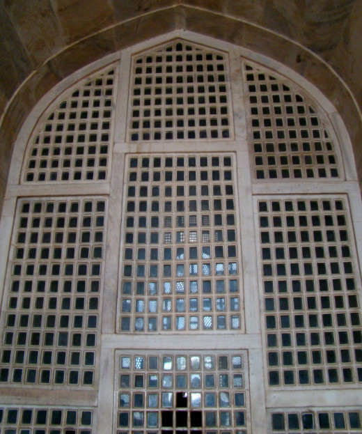 Jali work of Taj Mahal 4