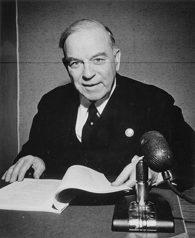 Right Honourable W. L Mackenzie King, Prime Minister of Canada, 1945