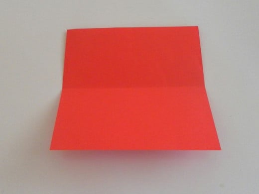 Unfold the paper. Notice the horizontal line?