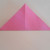 Align the bottom corner with the top corner and fold the paper to make a horizontal crease. Align the bottom corner with the top corner and fold the paper to make a horizontal crease.