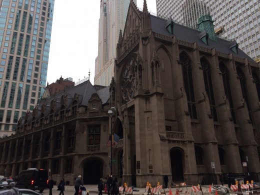 Beautiful church in Downtown Chicago