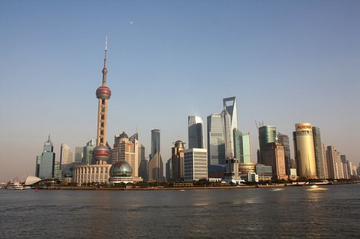 Shanghai is the ninth largest city in the world. The city's futuristic novelties include what will be the world's tallest building, the 101-storey Shanghai World Financial Centre.