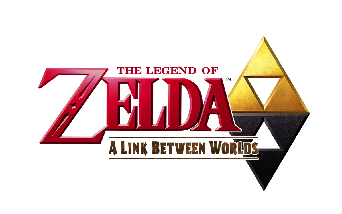 The official logo of The Legend of Zelda: A Link Between Worlds.