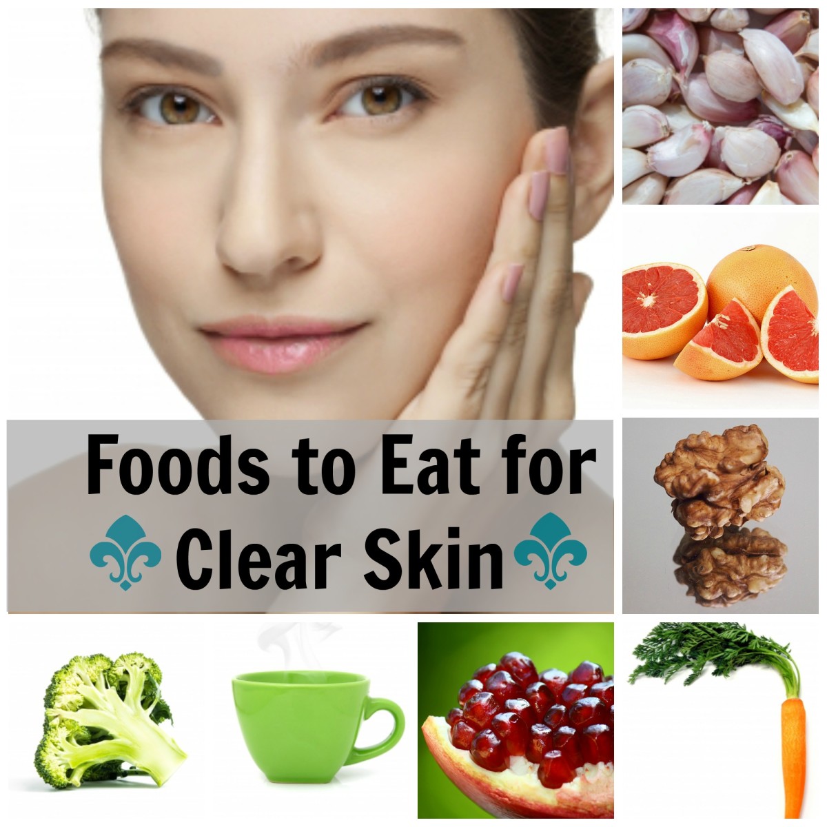 What are some vitamins that help give you clear skin?