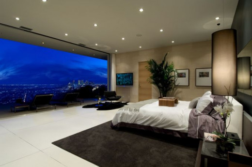 An example of recessed lighting.
