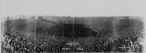 Formal opening of the new Michigan Stadium in Ann Arbor on 10/22/1927.