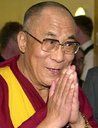 The Dalai Lama who refers to himself as a simple Buddhist monk.