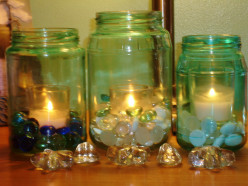 Easy, Cheap and Fun Decorative Jars
