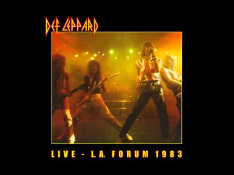 Def Leppard had preformed at the L. A. Forum in 1983, where they played a majority of Pyromania's hit songs, along with past hits from previous albums.