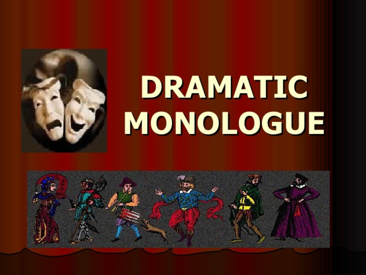 Dramatic monologue essay examples