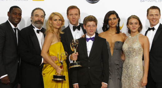 The cast of Homeland. Source: http://www.politico.com/story/2013/05/homeland-tracy-letts-92060.html