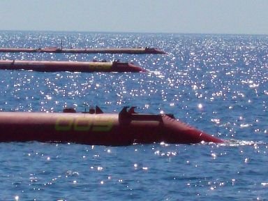 Pelamis, a machine able to produce energy from waves