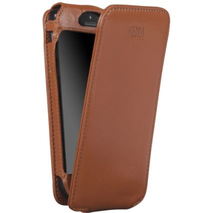 Brown Tan Leather iPhone 5S Case