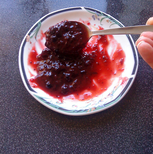 Wild berry jam. 